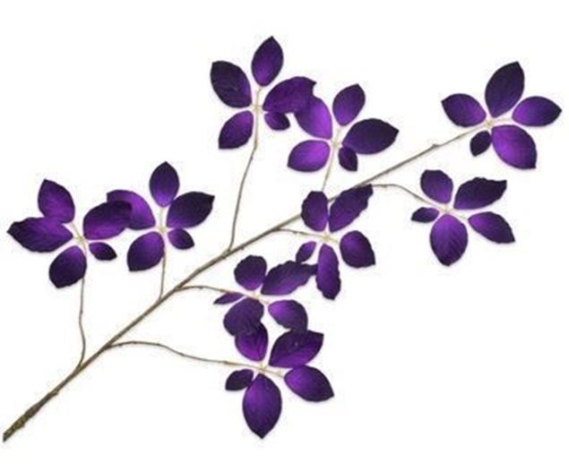 Leaf purple 114cm